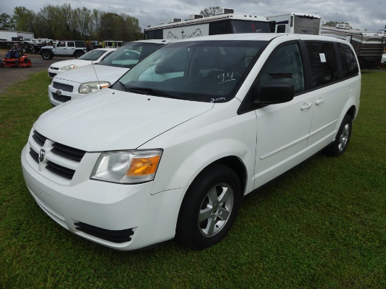 2009 Dodge Caravan, s/n 2D8HN44E99R682981: Odometer Shows 140K mi.