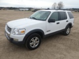 2006 Ford Explorer, s/n 1FMEU63E16UB37840: 4-door, 4.0L Gas Eng., Auto, Odo