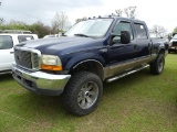 2001 Ford F250 4WD Pickup, s/n 1FTNW21F91EA55151: 7.3 Diesel, Odometer Show