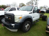 2011 Ford F550 Cab & Chassis, s/n 1FDUF5HTXBEA42088: Reg. Cab, Diesel Eng.,