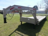 2023 Rawmaxx 32' Gooseneck Trailer, s/n 3EVGF322XR1107907: Oil Bath Axles,