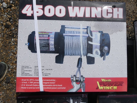 4500# Wood Power Winch