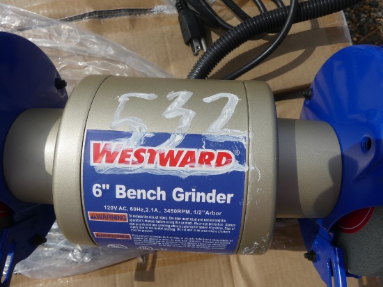 6" Westward Bench Grinder