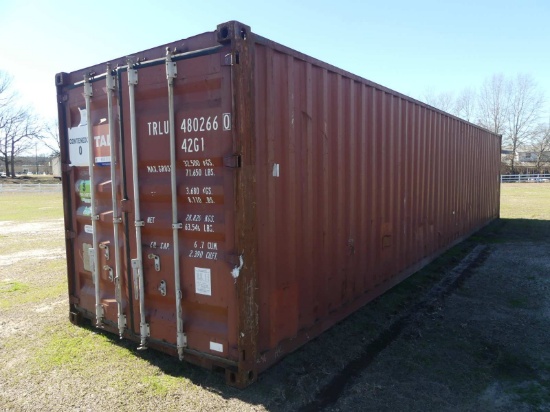 Used 40' Shipping Container, s/n TRLU4802660