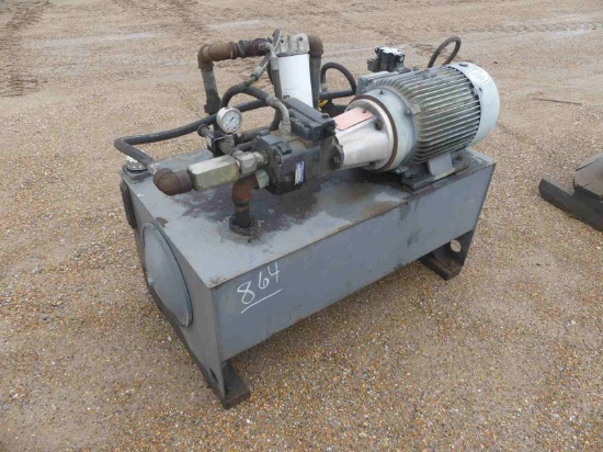 Electric Motor w/ Hyd. Pump and Tank