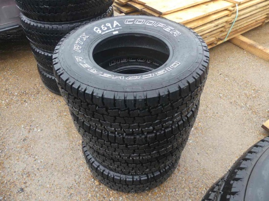 (4) Unused Cooper 31x10.5R15LT Pulloff Tires