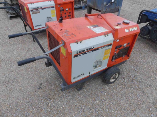 Kubota GL-6500S Diesel Generator, s/n 535668: Meter Shows 271 hrs