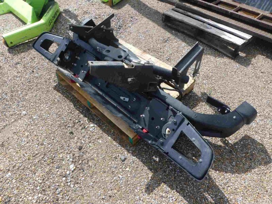 Pallet of Bumpers and Receiver Hitch