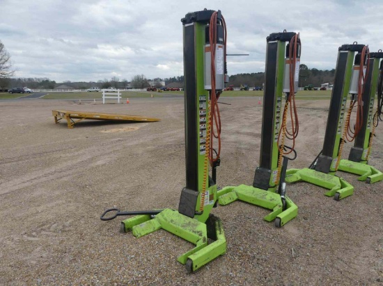 ARI Hetra HDML-10AE Mobile Lift, s/n 12060466: 18000 lb.Cap.