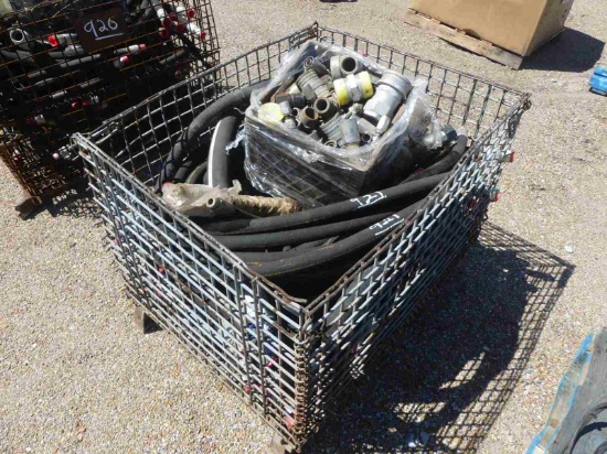 Crate of Misc. Hyd. Hoses and Fittings