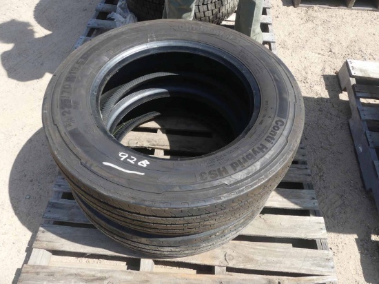 (2) Unused Continental 225/70R19.5 Tires