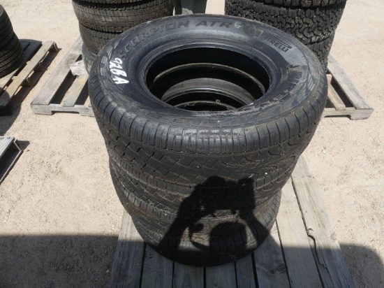 (4) Unused Pirelli 265/70R17 Tires