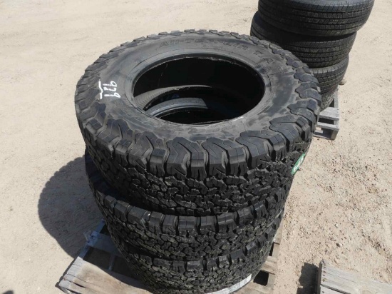 (4) Unused BF Goodrich LT275/70R18 Tires