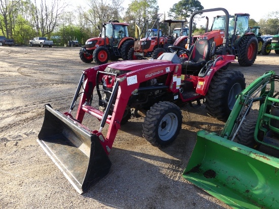 Mahindra 1626 MFWD Tractor, s/n 120057: Shuttle, Loader w/ Bkt., Meter Show