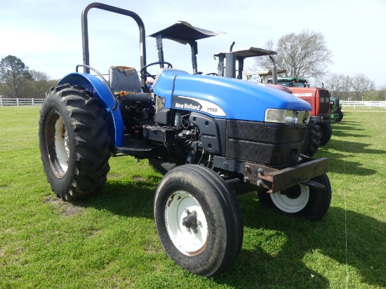 New Holland TT60A Tractor, s/n 260393: 2wd, Rollbar, PTO, Lift Arms, Diesel