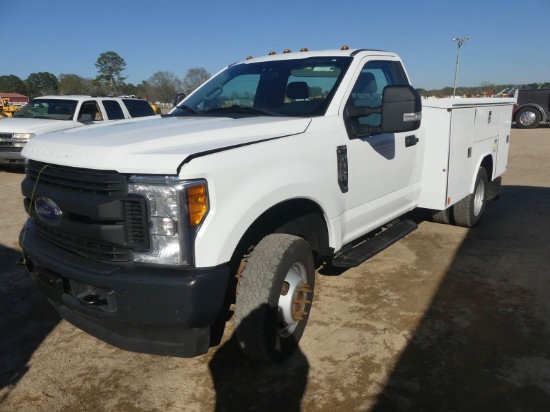 2017 Ford F350 4WD Service Truck, s/n 1FDRF3H65HEC57973: V8 Gas Eng., Auto.