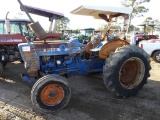Ford 3600 Tractor, s/n G512951: Rollbar Canopy, Drawbar, Lift Arms, Meter S