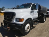 2004 Ford F750 Water Truck, s/n 3FRXF75E04V697776 (Title Delay): S/A, 6-sp.
