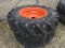(2) Goodyear 460/85R30 Rear Tires & Rims for Kubota