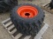 (2) Titan 10-16.5 Tires & Rims for Kubota