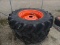 (2) Goodyear 460/85R34 Rear Tires & Rims for Kubota