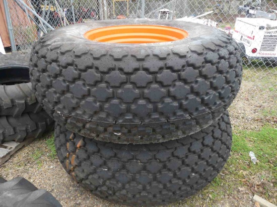 (2) Firestone 24.5-32 Turf Tires w/ Wheels