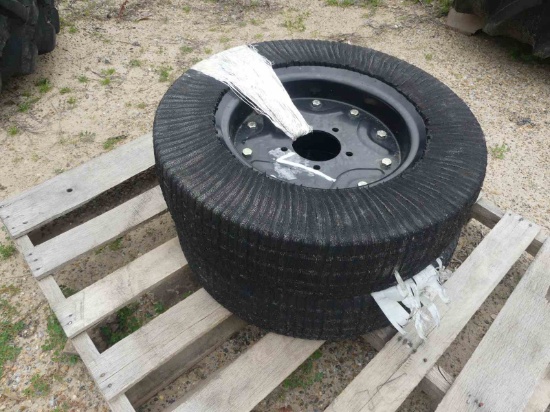 (2) Solid Tires for Rotary Mower