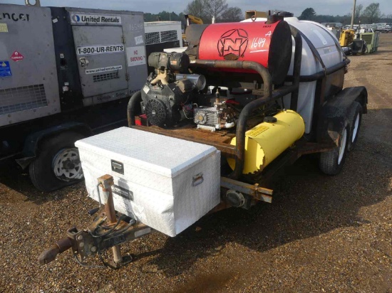 Northstar Pressure Washer: 525-gal Tank, on T/A Trailer
