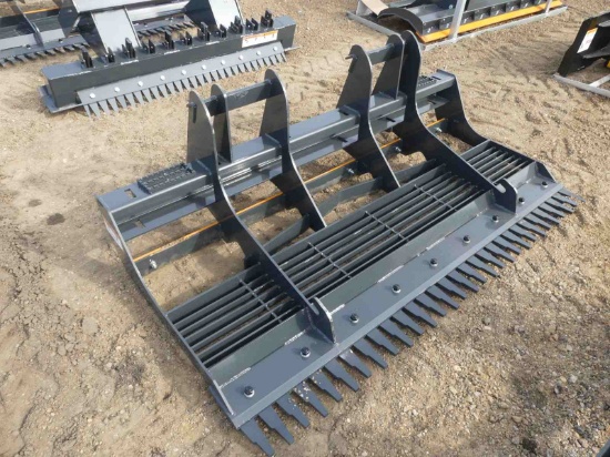Unused 2023 Wolverine 78" Land Leveler: for Skid Steer, Model LL-12-78W