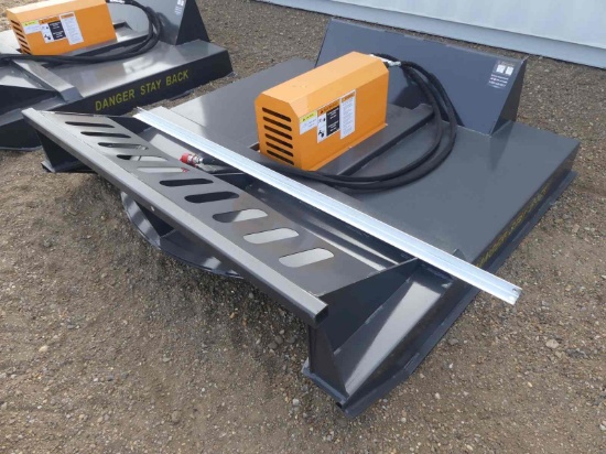 Unused 2023 Wolverine 66" Brush Cutter Attachment: for Skid Steer, Model BC