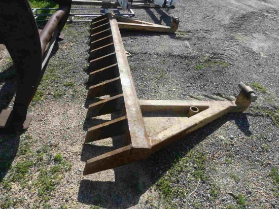 135" Pin On Straight Tine Rake