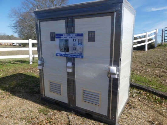 Unused 2023 Bastone 110V Portable Toilet: Double Closestools