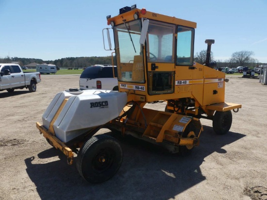 Rosco RB-48 Sweeper, s/n 69684 (Salvage): Encl.Cab (County-Owned)
