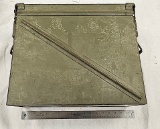 LARGE US MILITARY AMMO CAN WITH REMOVABLE LID - OD GREEN