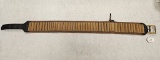 MILITARY CARTRIDGE BELT, HOLDS 45 ROUNDS, CAL 45/70, MARKED A7-5, NO LIVE A