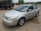 2007 Ford Five Hundred, s/n 1FAHP24137G132139: 4-door, Gas Eng., Auto, Unkn