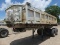 1974 Dunham 22' Dump Trailer, s/n 8019472023T2F: T/A, Spring Susp., 295/75R