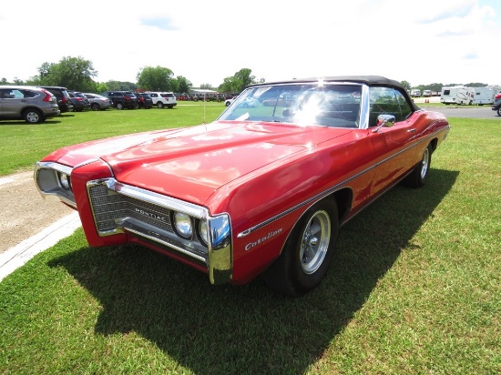 1969 Pontiac Catalina Convertible, s/n 252679C116615: Factory AC, Odometer