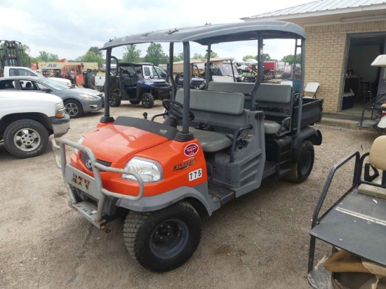 2015 Kubota RTV1140CPX Utility Vehicle, s/n A5KD1HDAEFG036731 (No Title - $