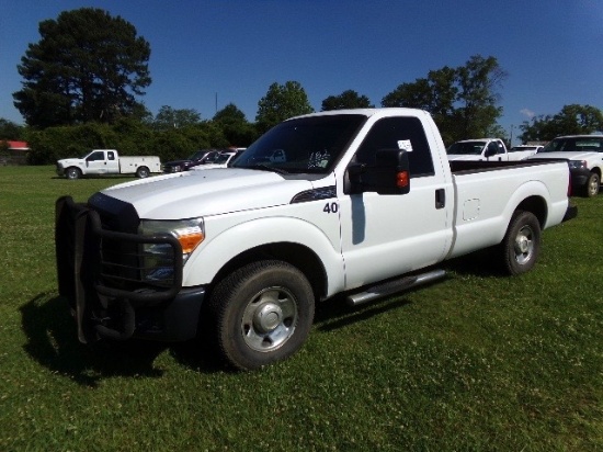 2011 Ford F250 Pickup, s/n 1FTBF2A68BED08853: 2wd, Reg. Cab, 6.2L Gas Eng.,