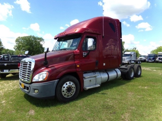 2012 Freightliner Truck Tractor, s/n 1FUJGLDR7CLBK4761: T/A, Sleeper, 10-sp