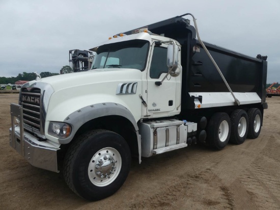 2019 Mack GR64F Tri-axle Dump Truck, s/n 1M2AX04C6KM040840: Mack MP7 425hp