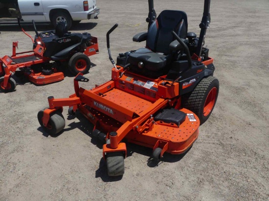 Kubota Z781KWTi Zero-turn Mower, s/n 10413: Kawasaki Gas Eng., 60" Cut, Met