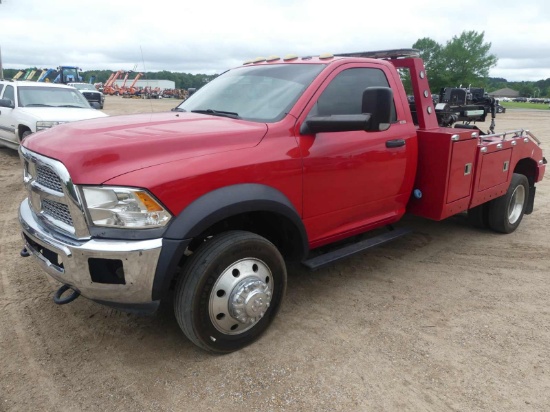 2015 Dodge Ram 5500 Wrecker, s/n 3C7WRMAL9FG624872: Miller 12-ton Body, Odo