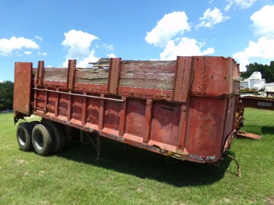 1982 Palmer TA22 Dump Trailer, s/n 1P922SS22CA003239 (Salvage - No Title -