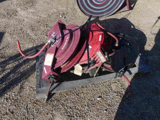 Pallet of (3) Air Hose Reels