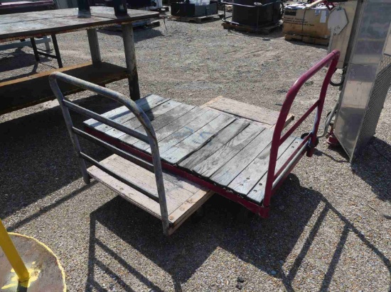(2) Metal Rolling Carts