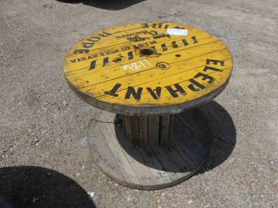 Small Wooden Cable Spool