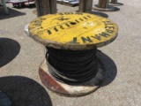 Wooden Cable Spool w/ Approx. 900' of 1