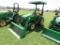 2018 John Deere 3038E Tractor, s/n 1LV3038EJJJ123320: JD 300E Loader, Meter